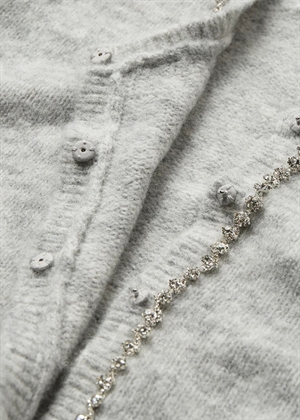 Ibra cardigan Light Grey Melange Copenhagen Muse 